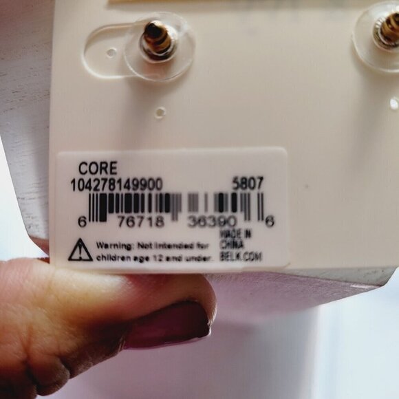 Crown & Ivy Blue Crystal Post Stud Earrings Gold Tone NEW Pierced Sparkle Bling - Picture 7 of 8